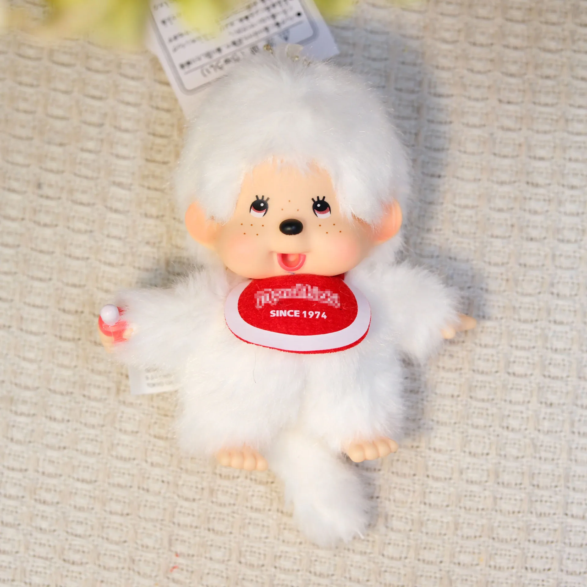 Mengqiqi Cartoon-Plüschpuppe, niedlicher Schultaschen-Anhänger, kreativer Auto-Schlüsselanhänger, personalisierte Animation, peripheres Weihnachtsgeschenk