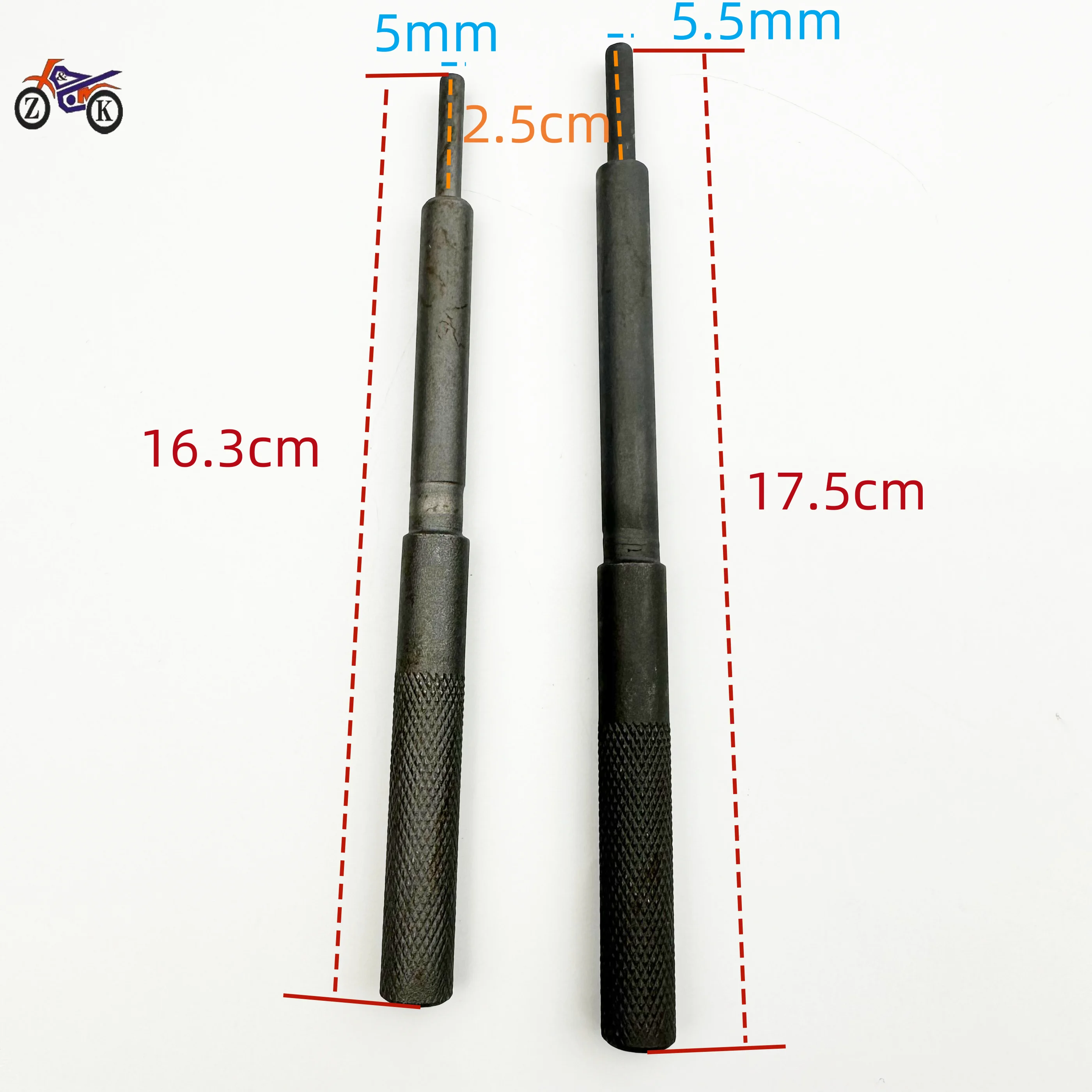 5mm And 5 5mm Valve Guide Tool. Valve Guide Drift Tool, Essential Motorcycle Repair Tool Set, Made Of Metal