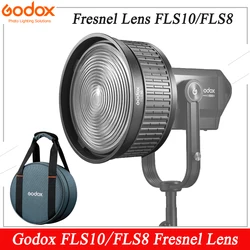 Godox FLS10 FLS8 Fresnel Lens Focusing Adapter Spotlight Bowens Mount Glass Shaping Lamp