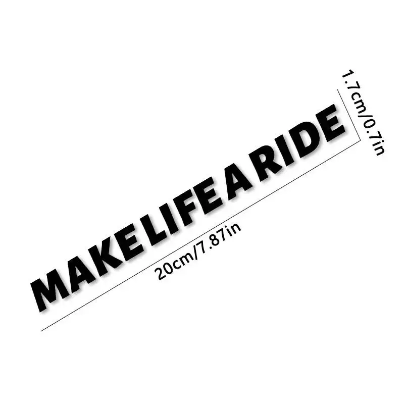 Life Is A Journey Motorcycle Sticker, Reflective Waterproof Vinyl Decal