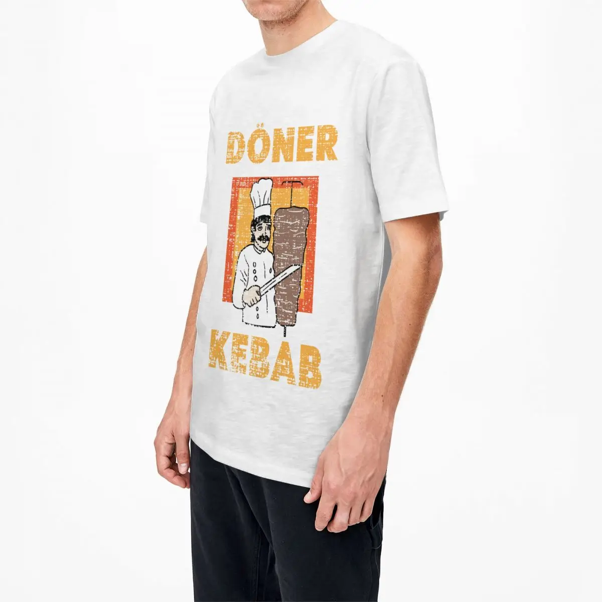 Doner Kebab for Men Women T Shirt Funny Printing Accessories Fashion Tees Round Collar T-Shirts Cotton Graphic Printed Clothes