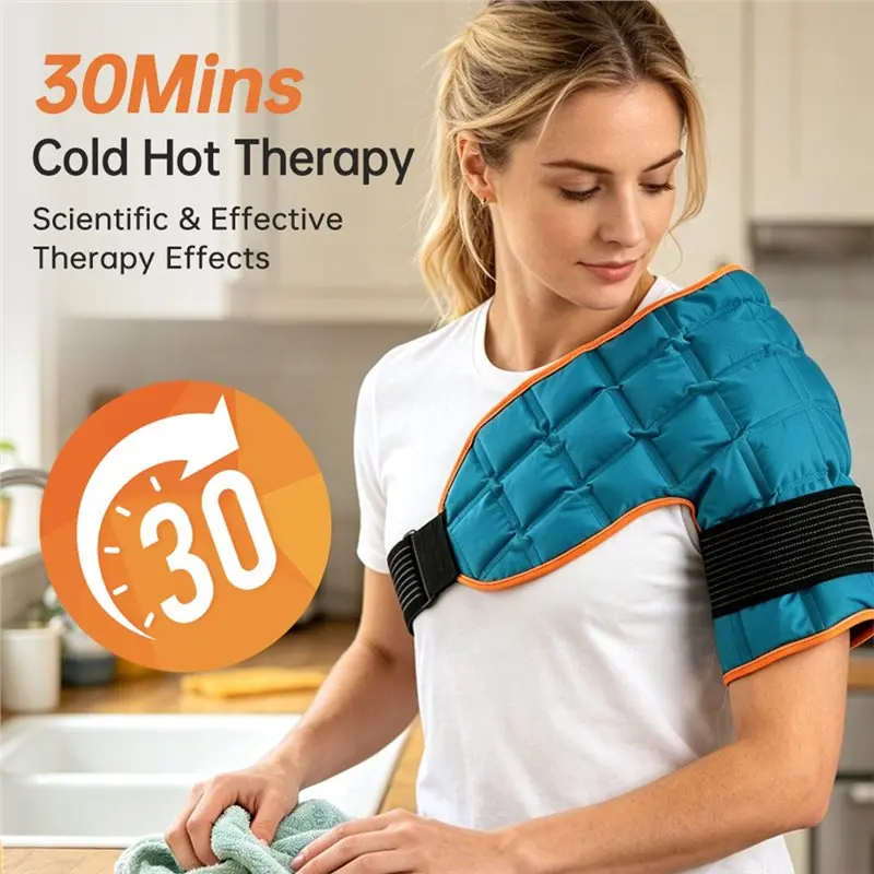 HOTB72A Cold Or Hot Therapy Tennis Elbow Ice Pack Wrap Tendonitis Pain Relief Bursitis, Golfers Treatment, Arthritis