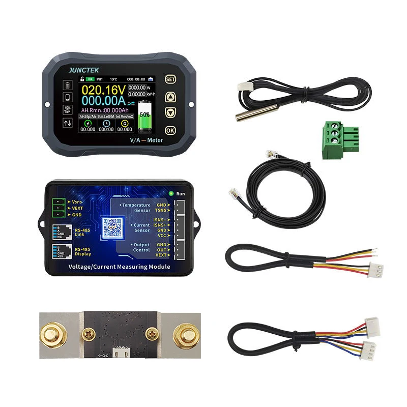 Battery Monitor Bluetooth KG140F DC 0-120V 0-400A Battery Tester Voltage Current VA Battery Coulomb Meter Capacity Indicator