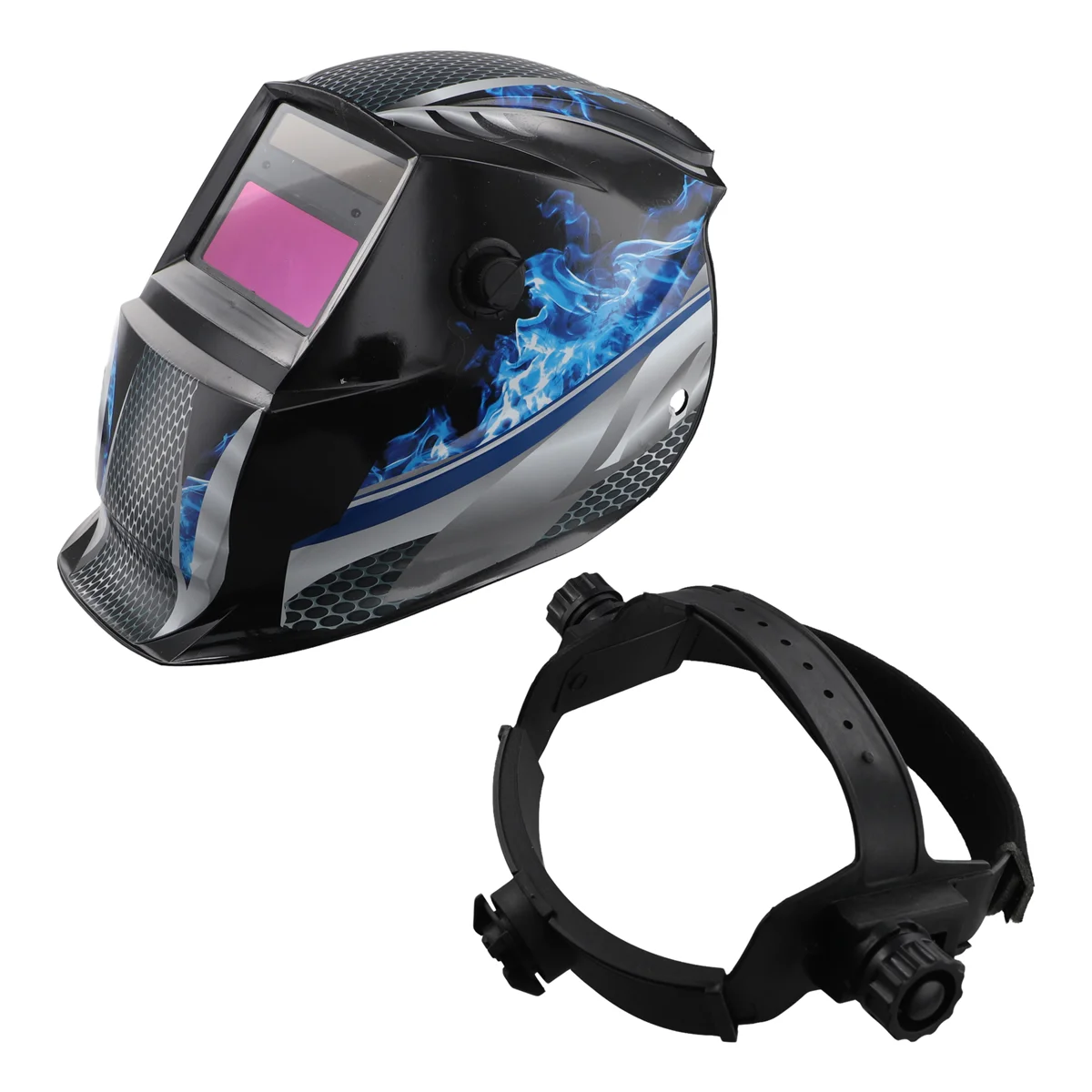 Solar Auto Darkening Welding Helmet Tig Mig Mask Grinding Protective Shield Tool