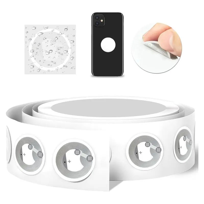 【BLACK FRIDAY】60 قطعة من علامات NFC اللاصقة القابلة لإعادة الكتابة Ntag 215 بطاقات NFC مع ظهر لاصق متوافق مع الأجهزة الأكثر فعالية