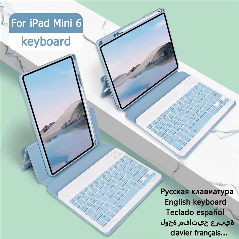 

Cover for Teclado IPad Mini 6 Case 6th Generation 8.3'' 2021 Keyboard for IPad Mini 6 Keyboard Case