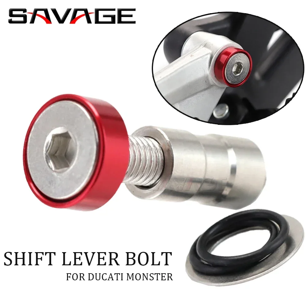 For DUCATI MONSTER 797 821 950 Motorcycle Gear Shift Lever Bolt 659 695 696 796 1100 1200 S/R Brake Pedal Screw Accessories 8MM