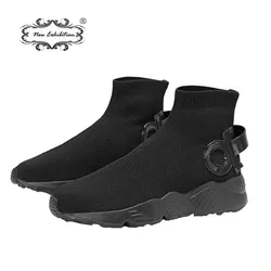 2022 Top Quality Original luxury Brand Designer Socks Shoes Speed Trainer Sneaker High Platform Men Women Breathable Sports Shoe