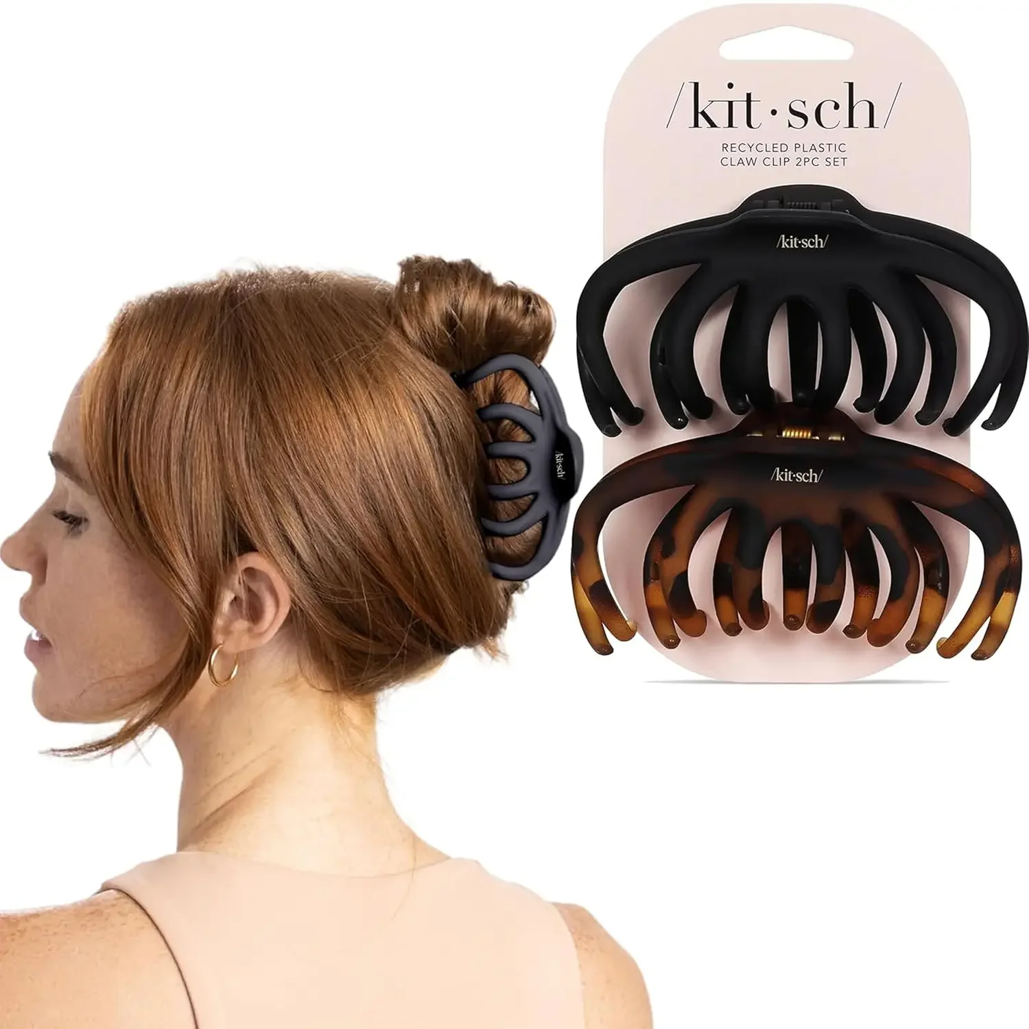 

Octopus Hair Clips - Large Claw Clips for Thick Hair, | Durable Recycled Plastic | Slip-Free Grip