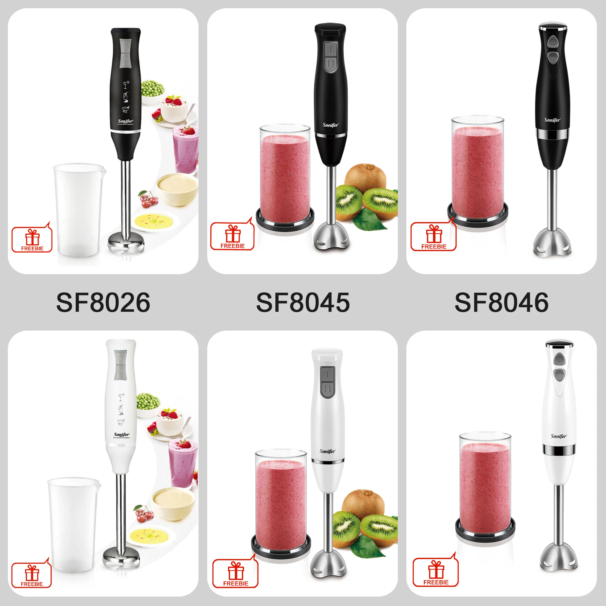 400W Hand Blender Immersion Electric Food Mixer Ice Crushing Kitchen Vegetable Meat Grinder Chopper Whisk Fruit Stirring Sonifer