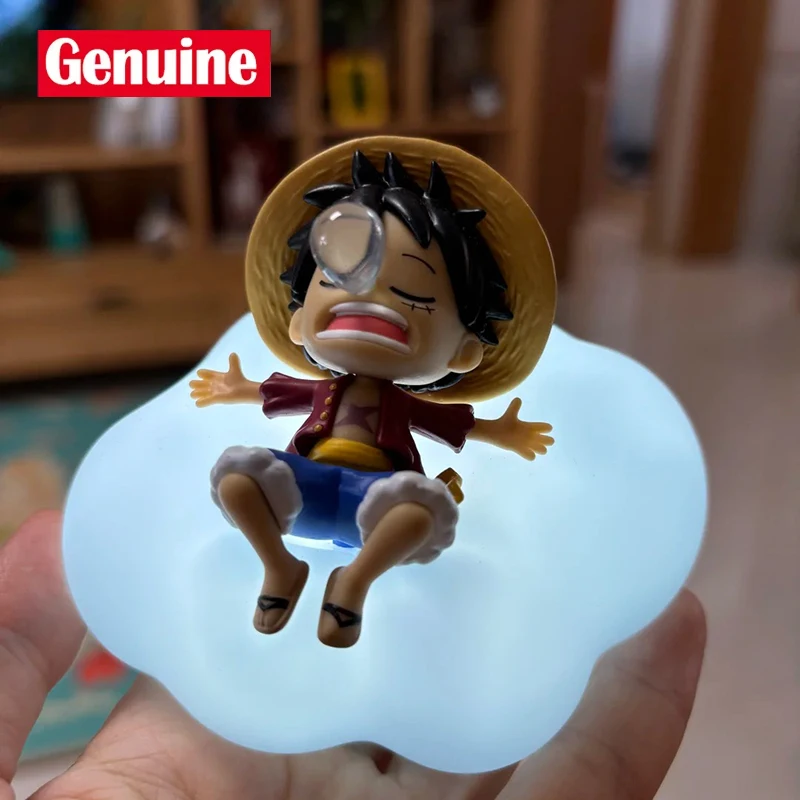 

Genuine One Piece Luffy Zoro Nami Blind Box Anime Figures Sweet Dream Led Mystery Box Series Night Light Sanji Chopper Toy Gift