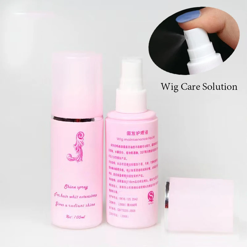 1/2PCS Synthetic Wig Care Solution Anti-frizz Anti-static Conditioner Spray Smooth Tangles Hair System Protection for Wigs