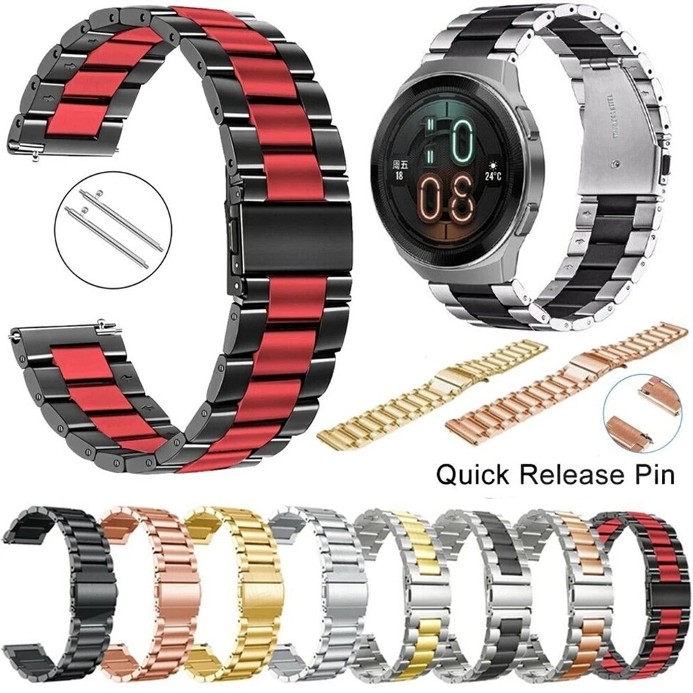 

20mm 22mm metal strap for Samsung Galaxy Watch 4,46mm/42mm Classic strap for watch 5/4, 44mm /40mm, 5 Pro/ Huawei strap