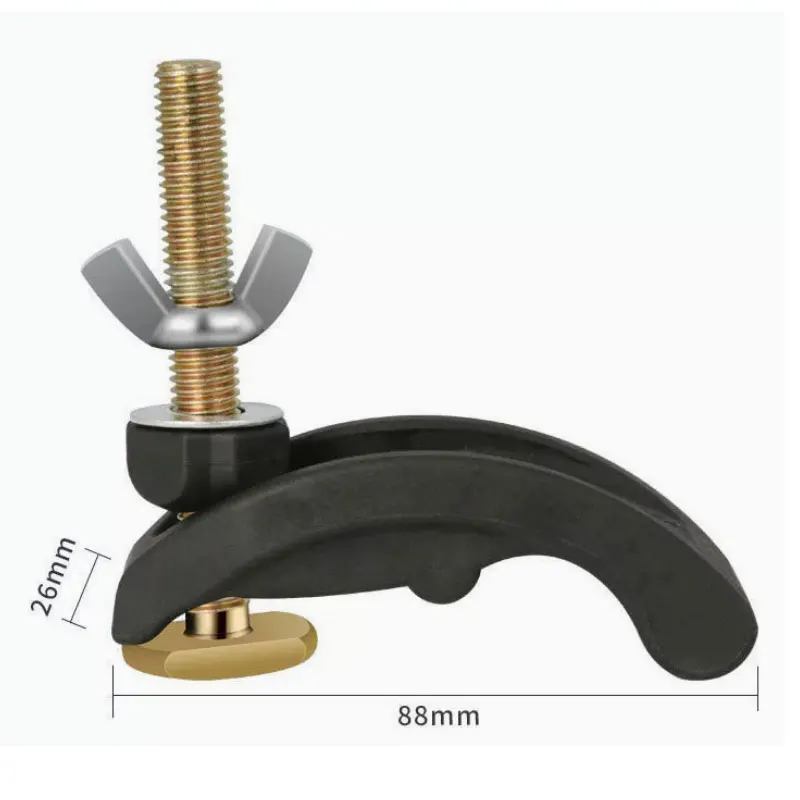 4pcs/set Bow Plate Sets CNC Engraving Machine Parts Pressure Plate Clamp Fixture For T-slot Working Table My29 19 Dropship