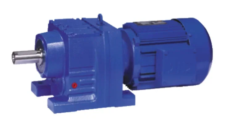 high quality R Gearbox Speed Reducer helical gearbox 3hp gear motor 3 phase gear motor