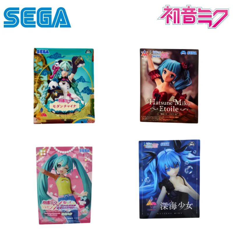 セガ正規品、オリジナルボックス入り、初音ミク、モダンチャイナ、エトワール、スポーティー、カジュアル、深海の少女、ボーカロイド、アニメ、コレクションフィギュア。