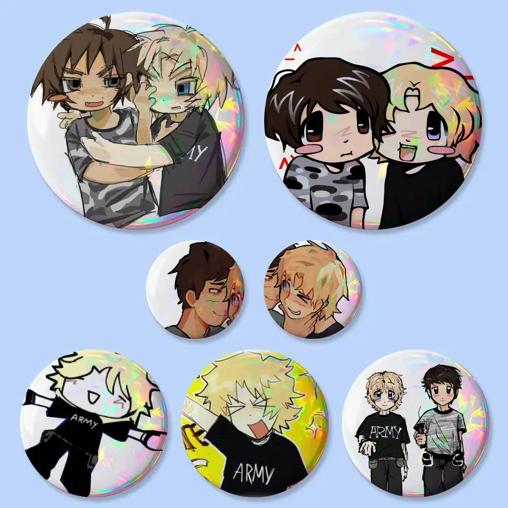 1pc Classic Movie Zero Day Fanart Badges Button Round Creative Pin Brooch Badge Bag Decor Accessories Fans Collect Friends Gifts