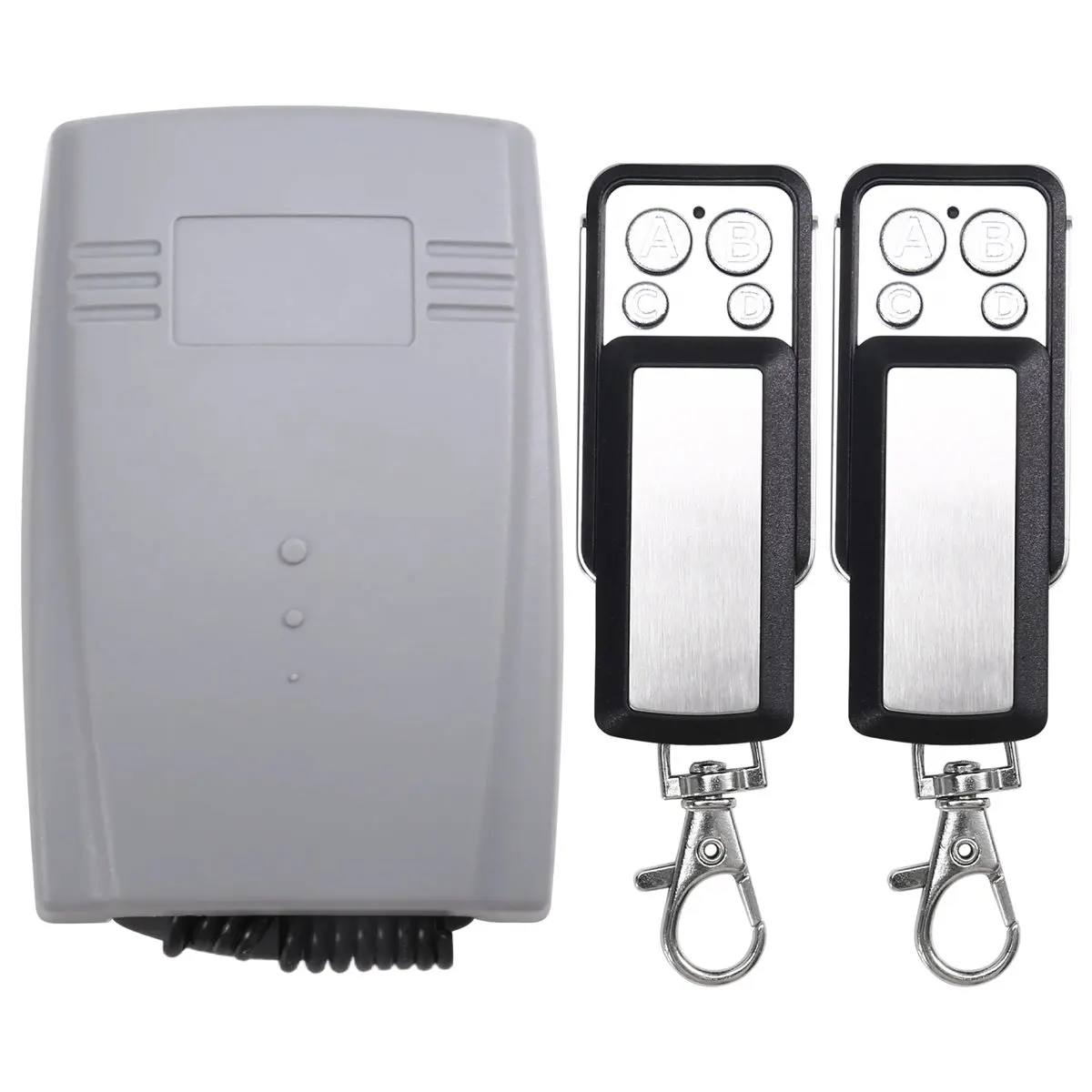 【CYBER Saturday】Garage Door Receiver 2CH 433MHz Remote Controller for Door Gate Fixed Learning Rolling Code Universal