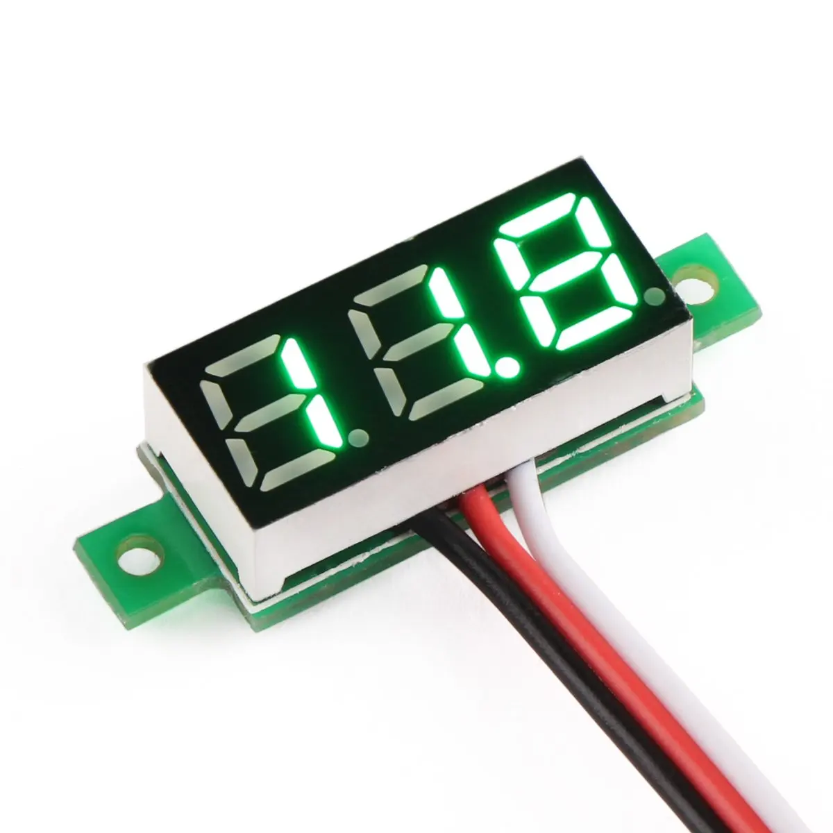 0.28 Inch DC LED Digital Voltmeter 0-100V Voltage Meter Auto Car Mobile Power Voltage Tester Detector 12V Red Green Blue Yellow