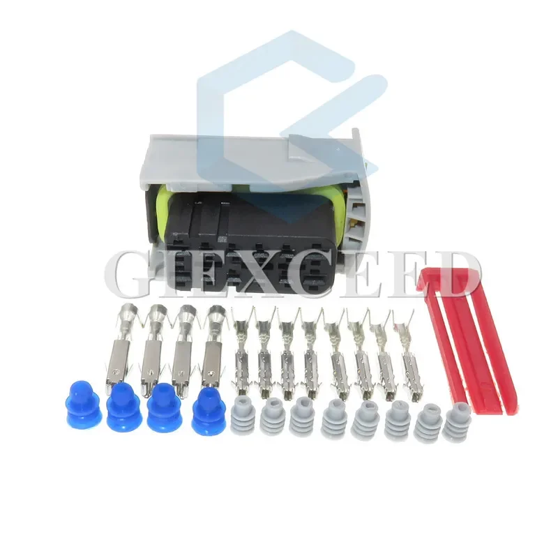 

12 Pin 284848-2 Automotive Waterproof Connector Wiring Harness Socket AC Assembly Plug With Terminals