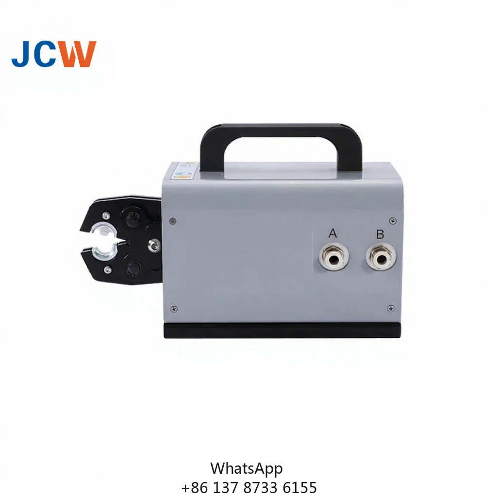 JCW-320H Heavy-Duty Cable Manufacturing Equipment Hexagon Shape Terminal Crimping Machine For Copper Tube Lug Crimping