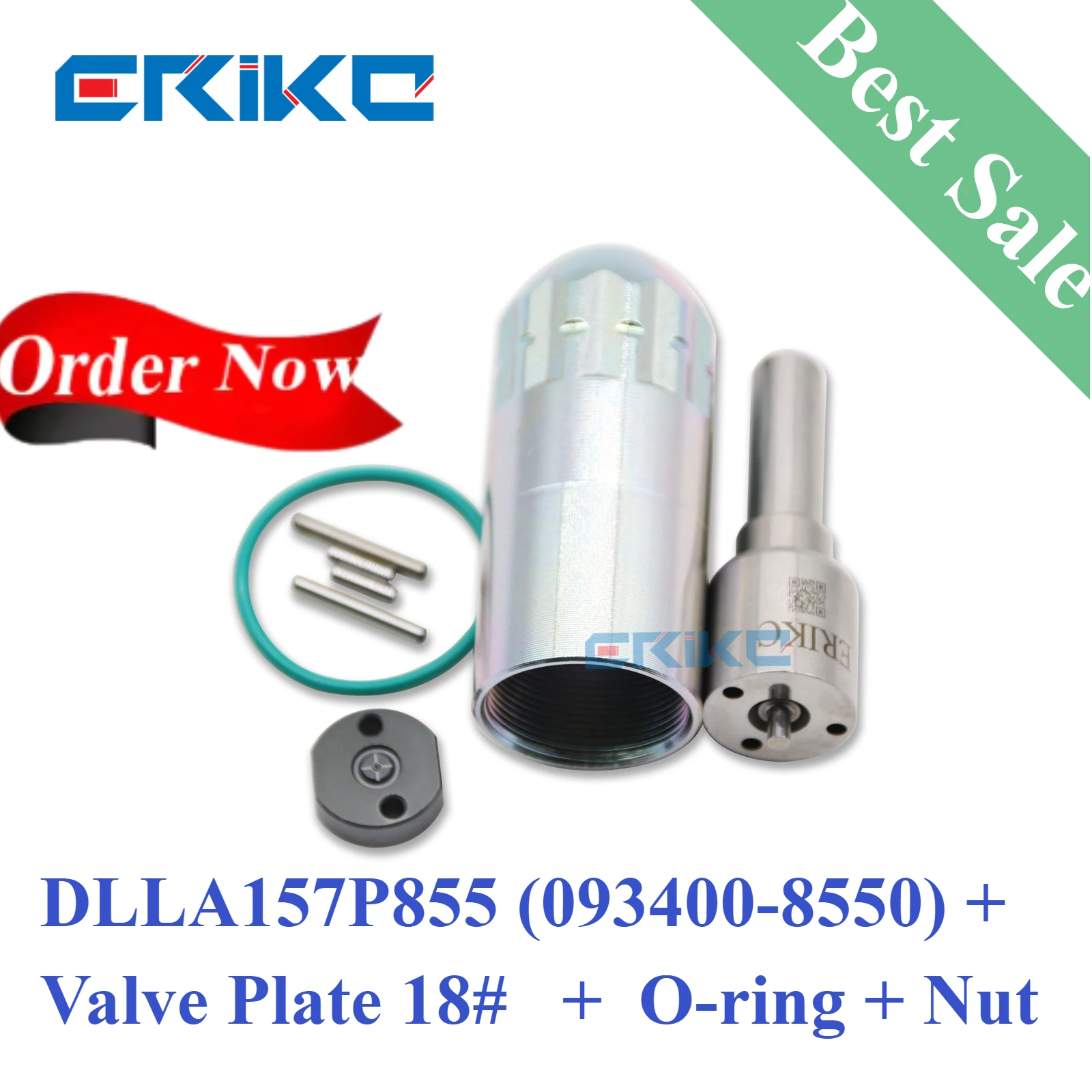 

095000-5450 ME302143 Injector Overhaul Repair Kit Nozzle Valve Plate 18# DLLA157P855 093400-8550 for Mitsubishi 6M60 095000-5451