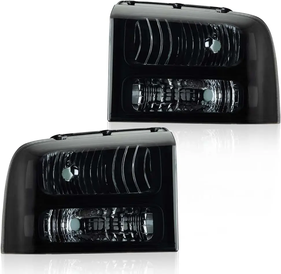 

Headlights, Compatible with 2005-2007 Ford F250 F350 F450 F550 Super Duty/ 2005 Ford Excursion,(Not Fit Sealed Beam Headlight mo