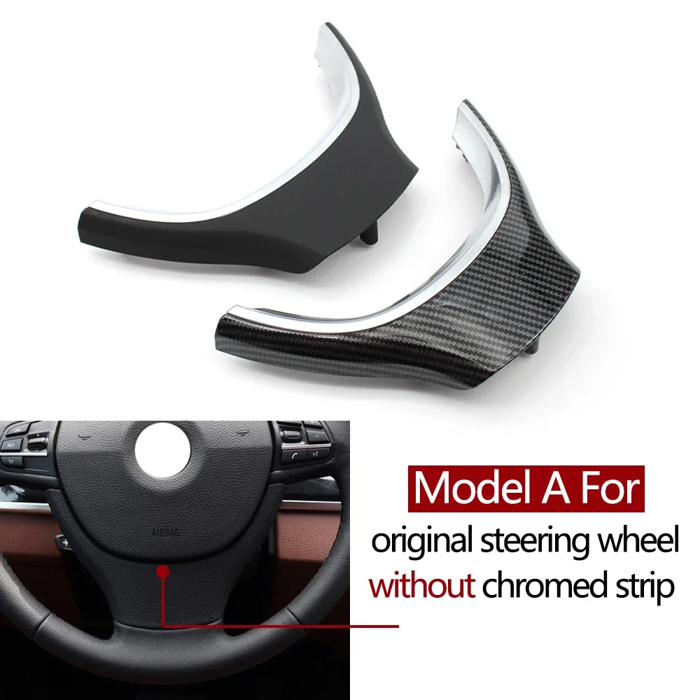 Interior Car Steering Wheel Central Lower Cover Trim Replacement For BMW 5 7 Series F10 F11 F07 F01 F02 520 525 530 730