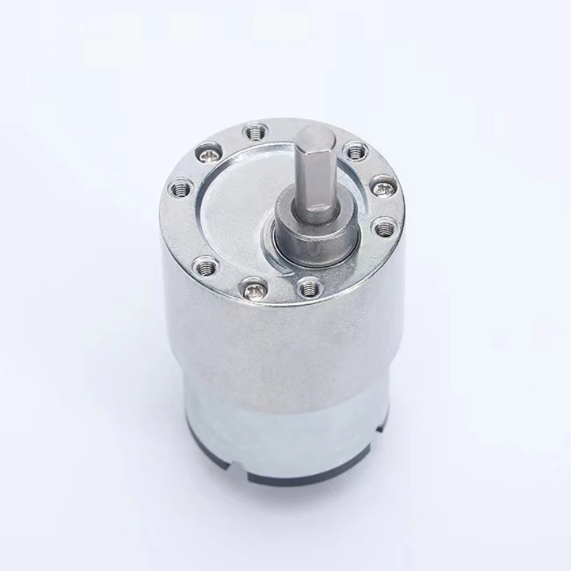 JGB37-520 12V/24V DC Gear Motor 7RPM to 600RPM High Torque Gear Box  Reversible Electric Reduction Geared Motor