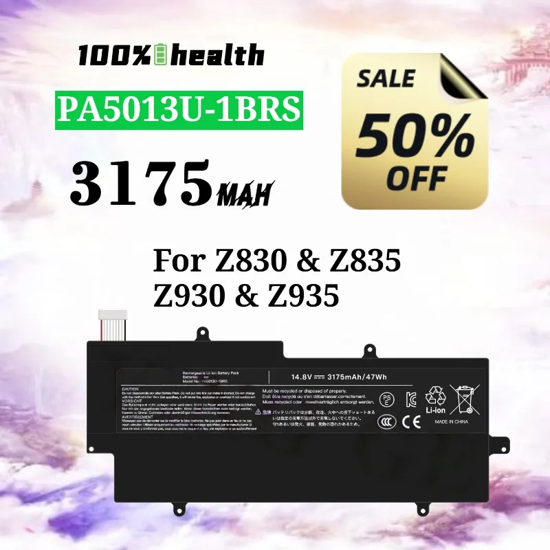 

PA5013U-1BRS 3175mAh Laptop Battery for TOSHIBA Z830/Z835/Z930/Z935 Lithium Rechargeable Battery