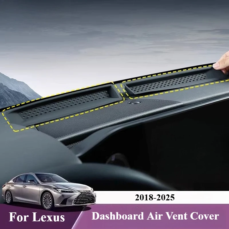 

For Lexus ES200 300h 2018-2025 Instrument Panel Air Outlet Mask Air Conditioning Filter Dust-proof and Anti-blockage Accessories