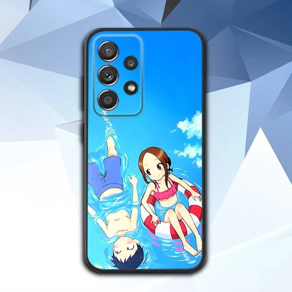 حافظة هاتف لهاتف سامسونج S 25,24,23,22,30,21,10,9,Ultra,Plus,Lite,FE,4,5 G حافظة Karakai Jozu no Takagi San Black #2