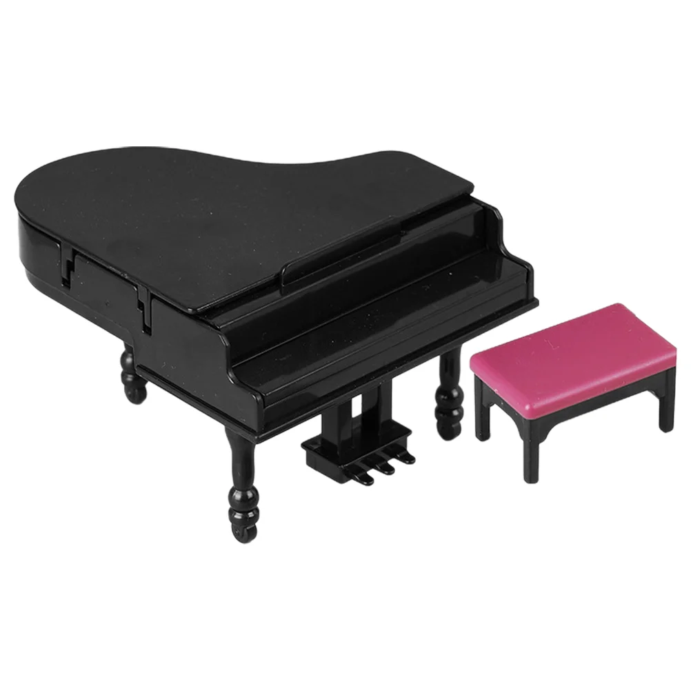 Mini Piano décoration maison meubles filles jouets décorer Miniatures Abs enfant bébé