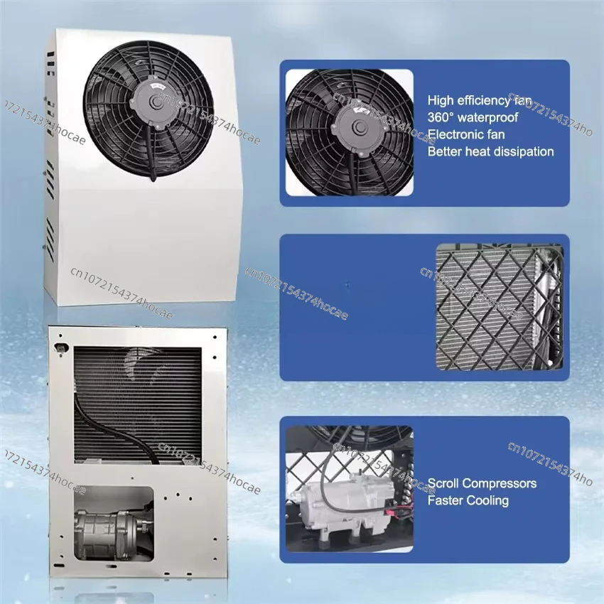 12V Vertical Split Parking Air Conditioner for RVs and Trucks