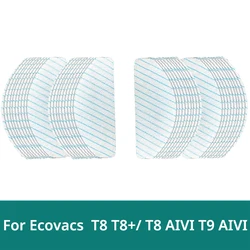 Compatible for Ecovacs Deebot Ozmo T8 T8+/ T8 AIVI T9 AIVI / N8 Pro/ N8 Pro+ Robot Vacuum Cleaner Disposable Mop Pads Parts