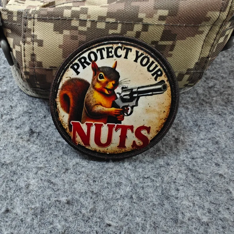 2026 Neuer Taktischer Eichhörnchen-Patch, Militärisches Moral-Abzeichen, Für Kleidung, Hüte, Rucksäcke, Taktische Ausrüstung, Klettverschluss
