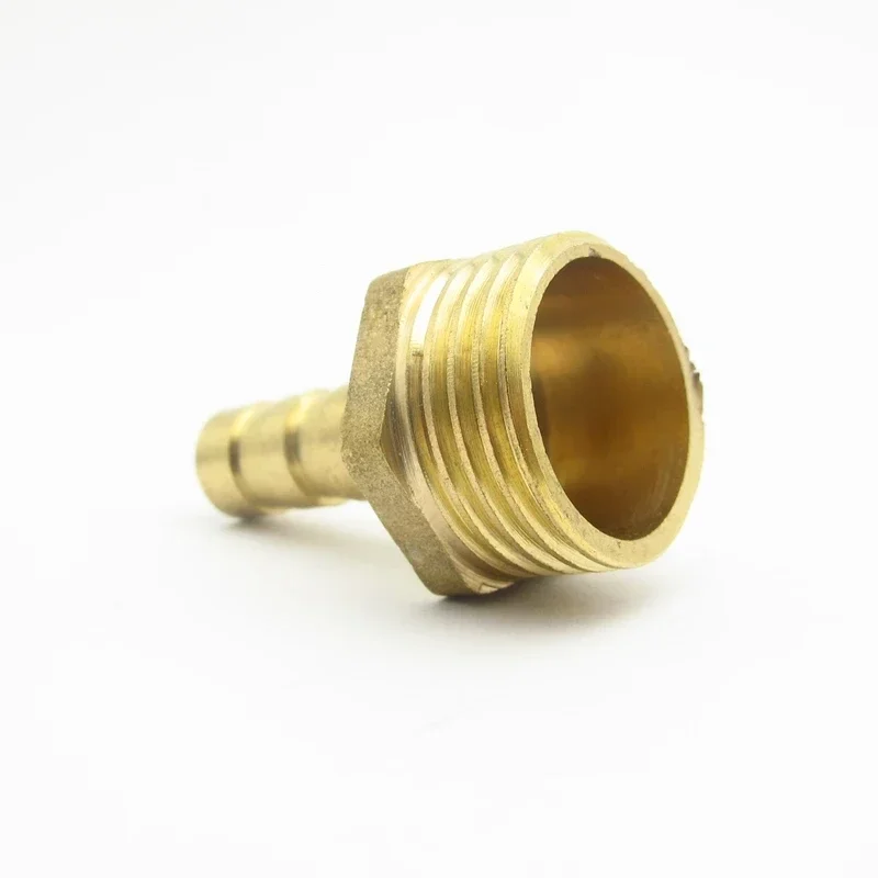 4mm 6mm 8mm 10mm 12mm 14mm 16mm 19mm 20mm 25mm Hose Barb x 1/8" 1/4" 3/8" 1/2" 3/4" 1" Male BSP Brass Pipe Fitting Connector