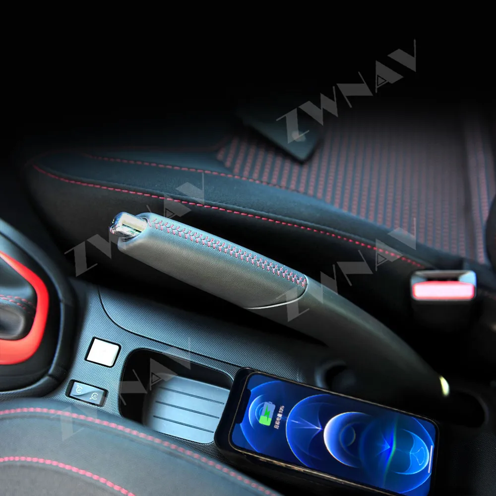 لرينو كليو 4 2013-2018 نماذج جزءا لا يتجزأ من إدراج وحدة التحكم المركزية شحن الوسادة سيارة ترقية وحدة شاحن لاسلكي #6