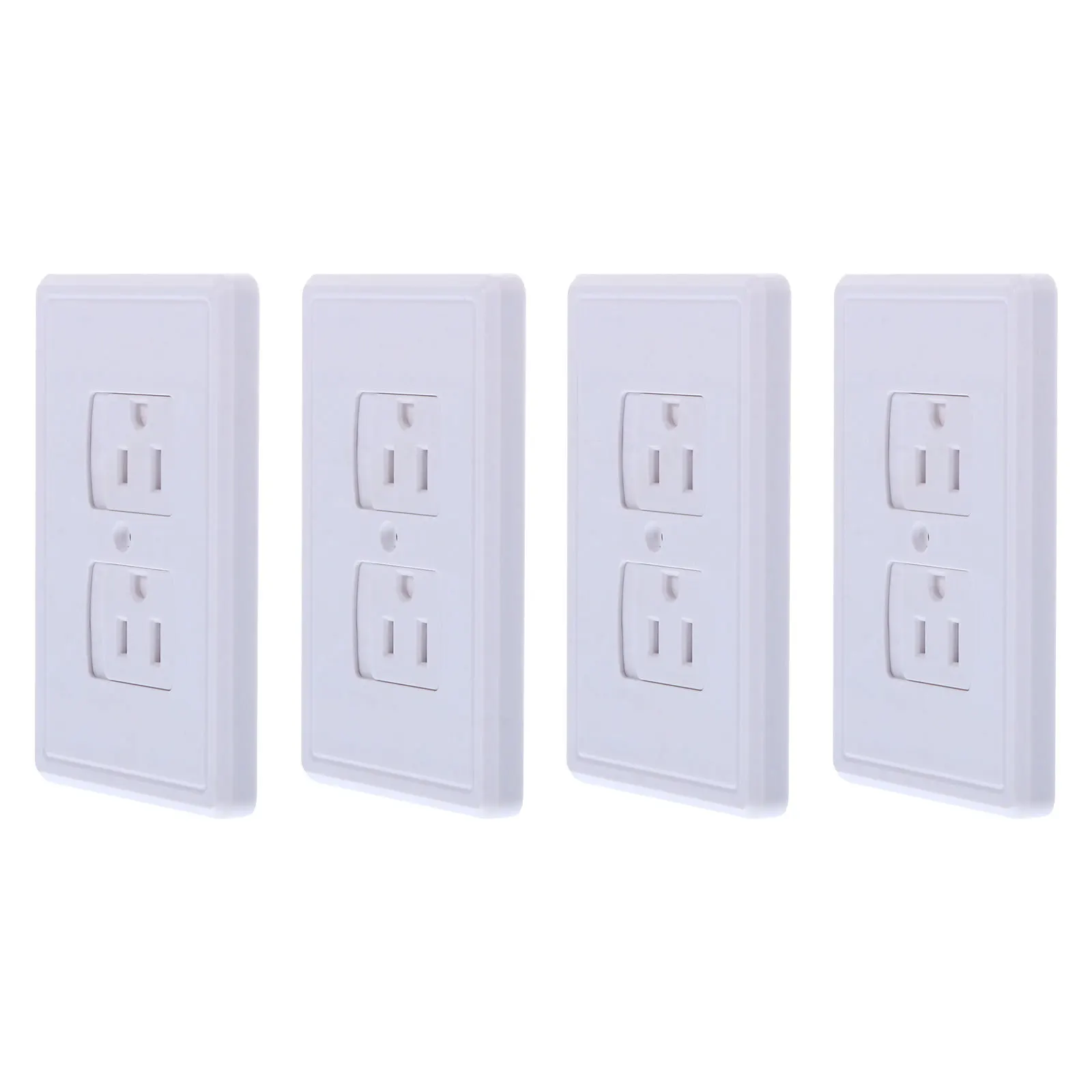 

4Pcs Baby Protective Outlet Covers Electric Socket Plug Protectors Safe for Home Baby Room Plug Wall Plate