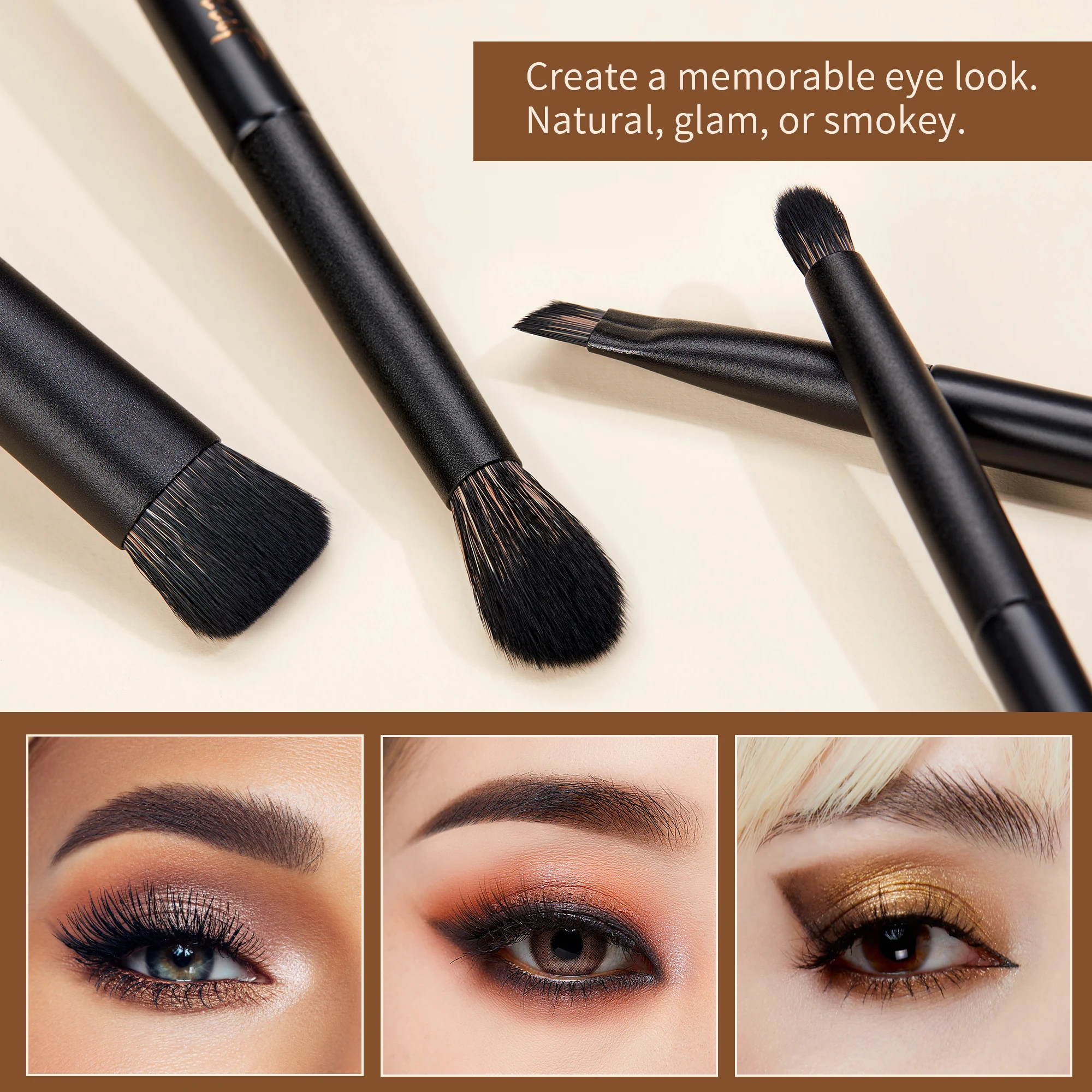 Zestaw pędzli do makijażu Jessup, 14 sztuk pędzli do makijażu Foundation Eyeshadow Contour Concealer Powder Eyeshadow z pudełkiem upominkowym, T336-G — zdjęcie 7