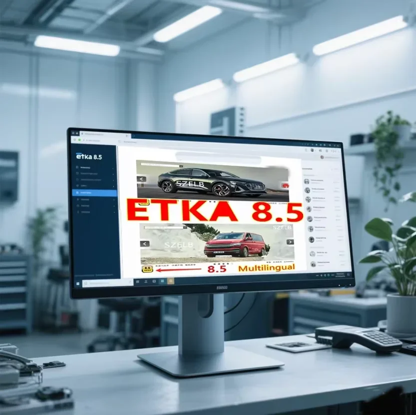 ETK 8.5 Electronic Parts Catalogue for Group Vehicles 2024 Update Compatible with V-W A-udi Sk-oda Dae-woo Vehicle Installation