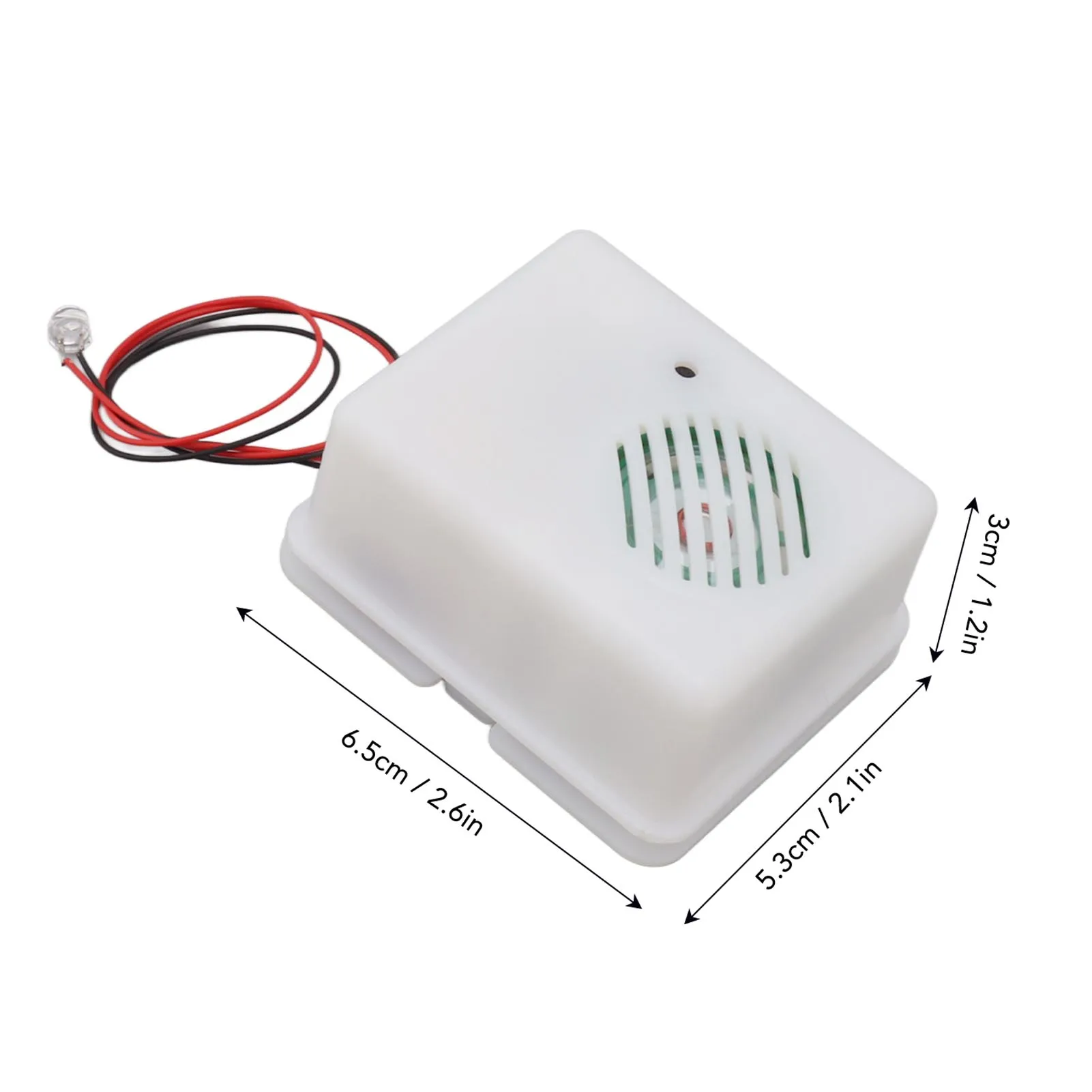 Horror Loudspeaker Easy Installation Multipurpose Compact ABS Halloween Sound Player for Outdoor for Party Decoration