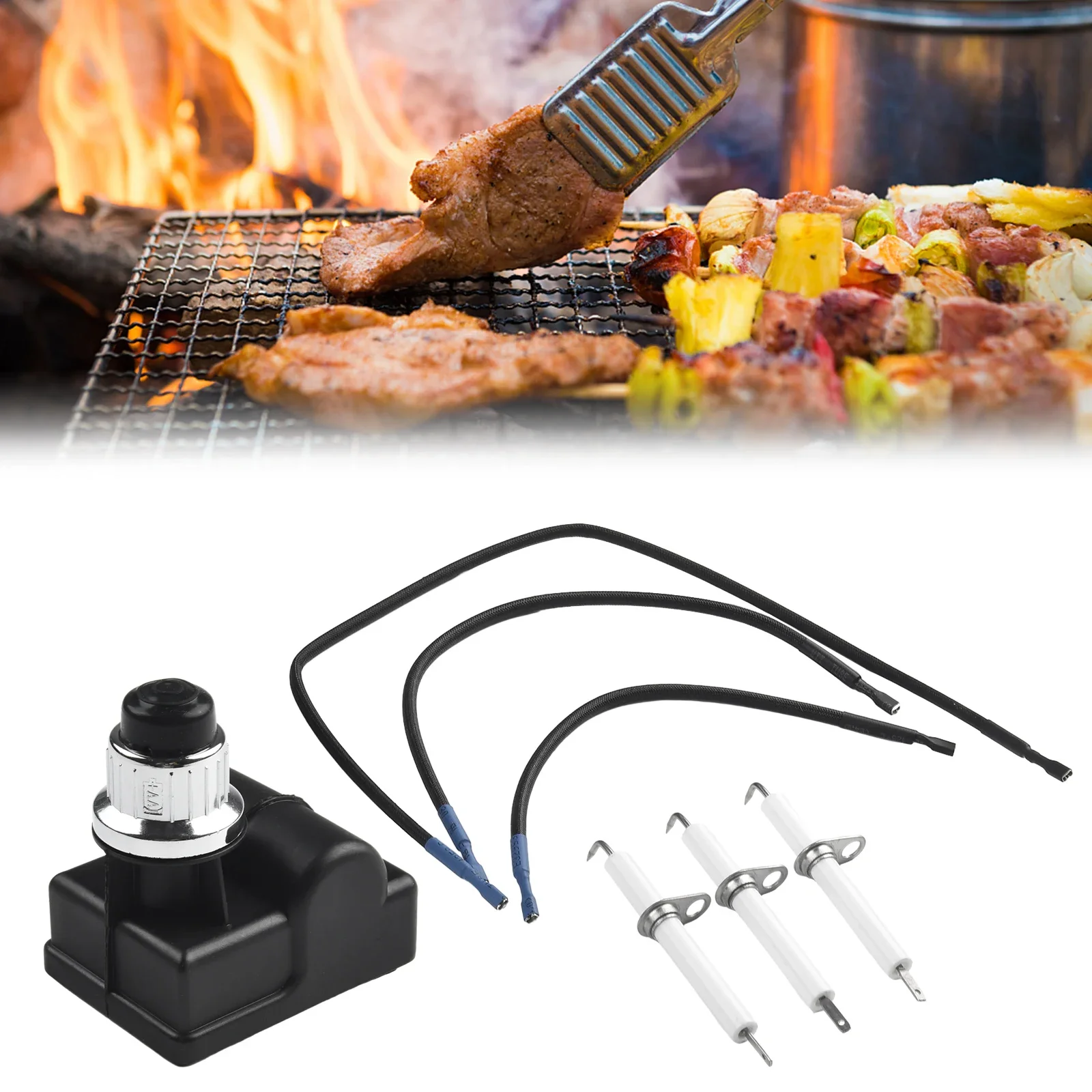 

Grill Parts Igniter Kit Garden Tool Grill Replacement Parts Outdoor Cooking BBQ Accessories Brand New High Quality