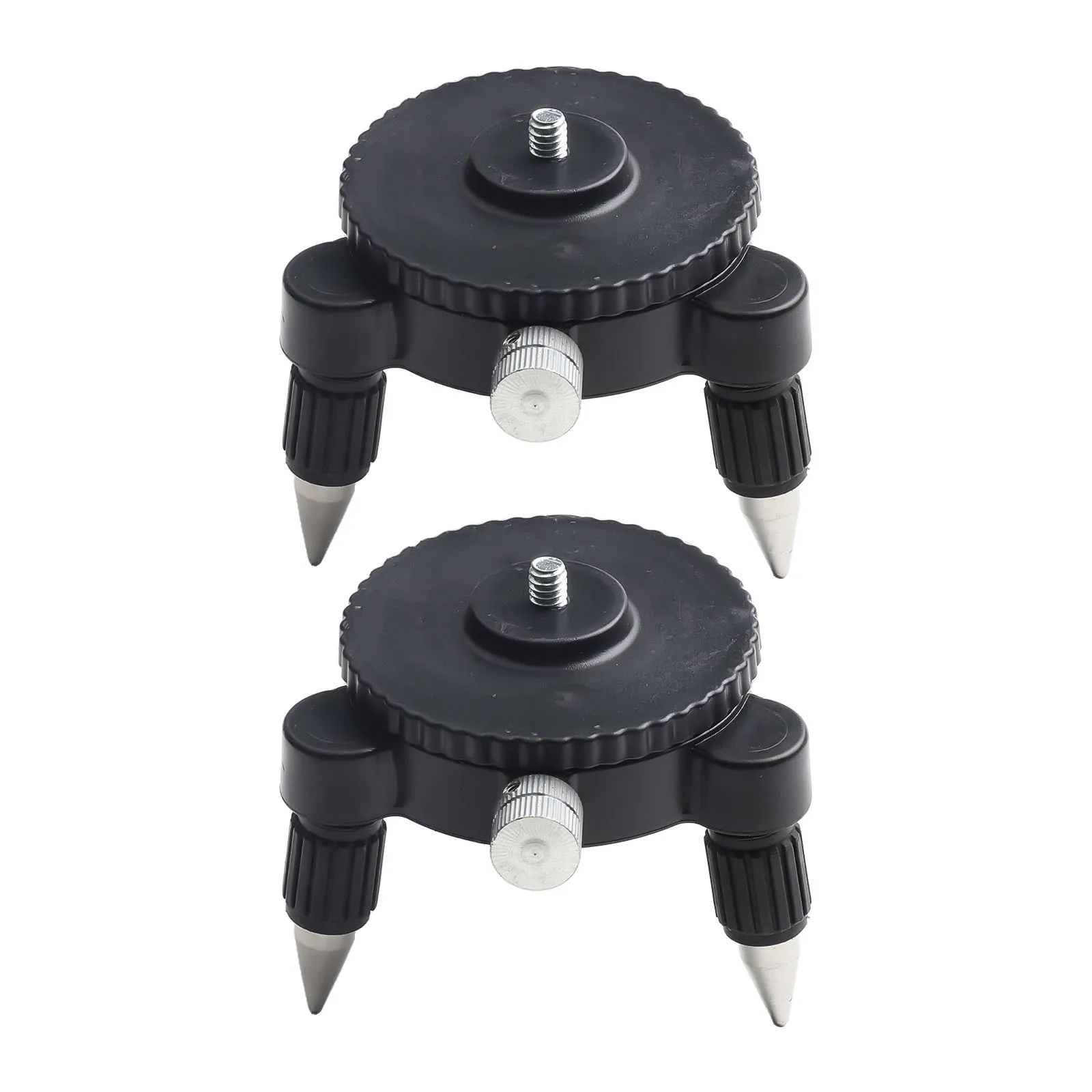 

2pcs Level Meter Adapter 360-Degree Rotation Base For 1/4" Interface Interface Level Tripod Brackets