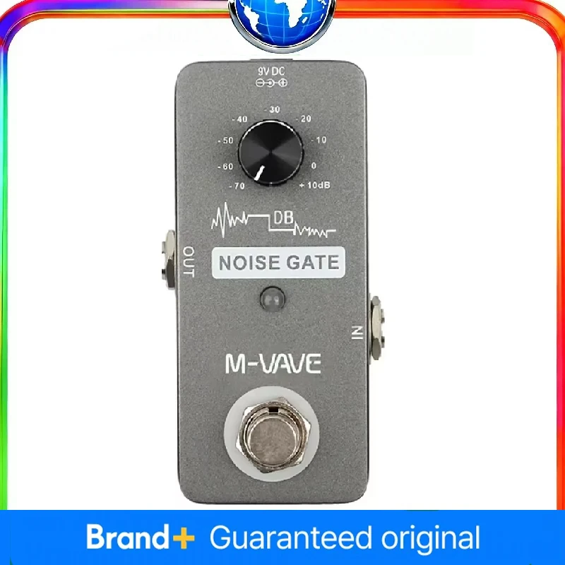 

M-VAVE NOISE GATE Guitar Effect Pedal｜-3dB Noise Reduction｜Multi-Effects Processor: Loops/Delay/Reverb｜True Bypass