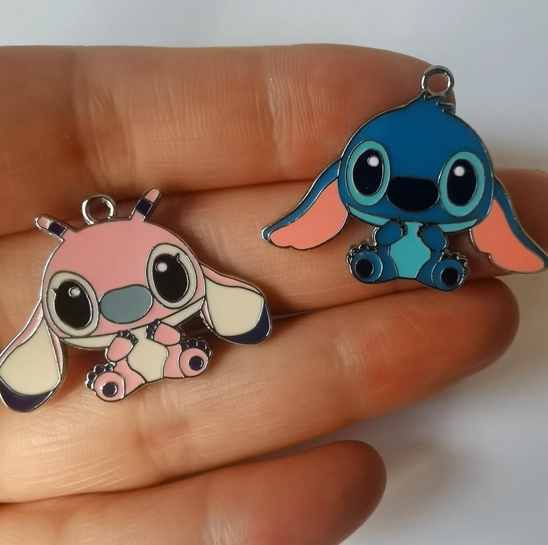 

10 Pcs Disney stitch Pendants Charms Jewelry Making Earrings Pendants Necklaces Bracelets DIY Accessories
