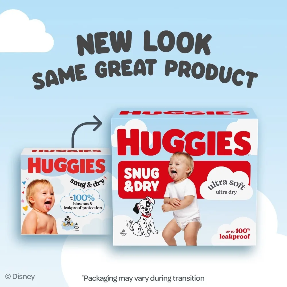 Подгузники Huggies Snug & Dry, размер 5, для детей весом 11-17 кг, 60 штук, непромокаемые, комфортные, одноразовые, для ежедневного ухода за младенцами.