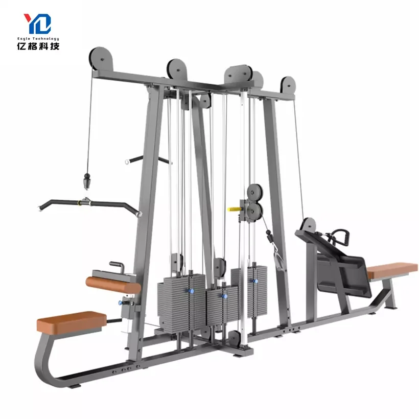 

YG FITNESS YG-1070 factory price Multi-purpose trainer Exercise Machines 4 station multi gym equipment for exercise muscle