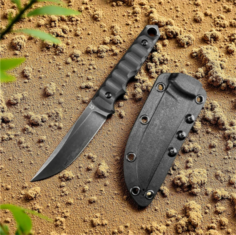 

FX-634 Ryu Military Tactics Fixed Blade Knife Stonewashed Blade G10 Handle Outdoor Camping Hunting Self Defense EDC Tools