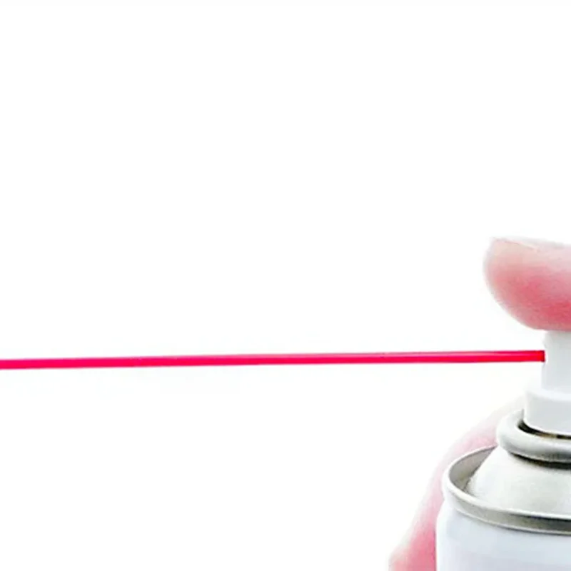 

10PCS Threaded Paint Sprayer Cap Fits Female Threaded Can Needle Cap Paint Can Nozzle Paint Sprayer Tip Red Thin Tube